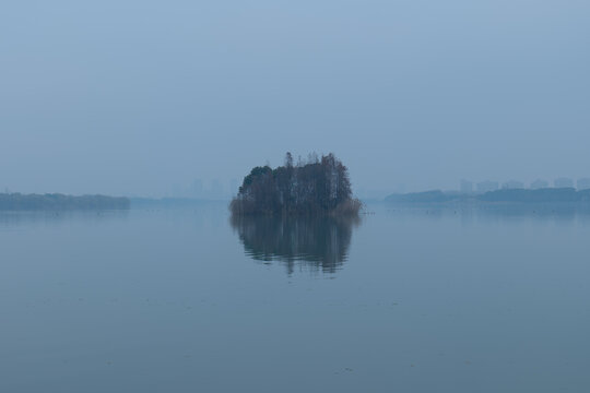 尚湖冬景