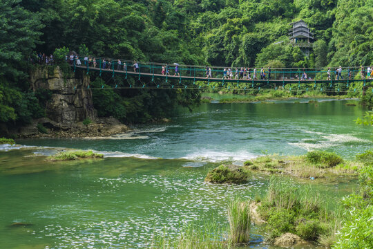 黄果树风景区铁索桥