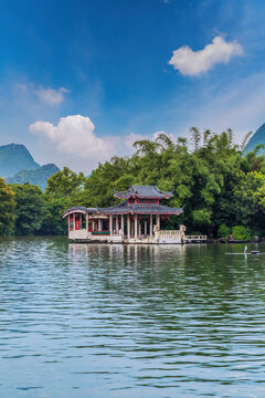 桂林湘湖中式园林景观
