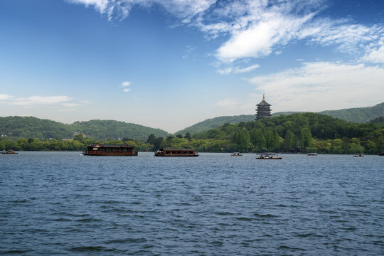 杭州西湖江南园林景观