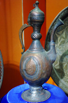 维吾尔族阿布都净手铜壶