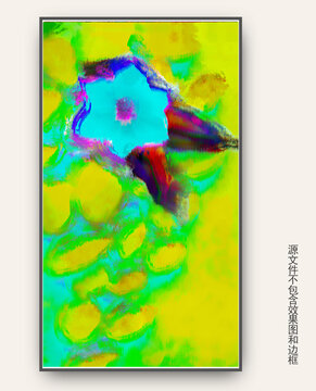 抽象油画