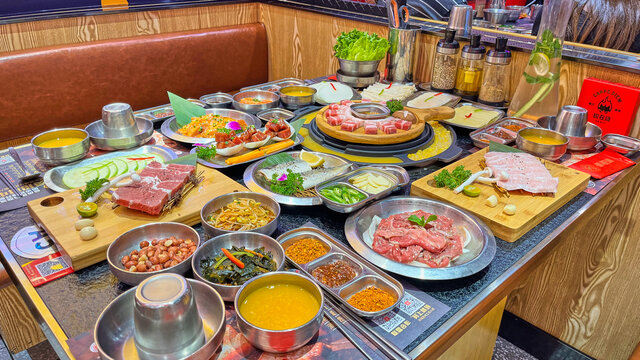 韩式烤肉大餐