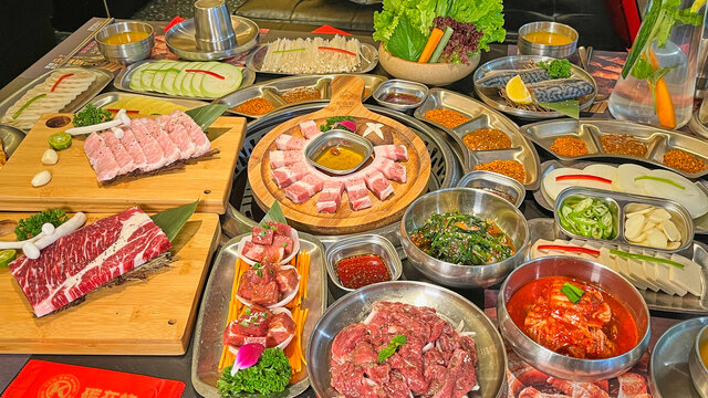 韩国烤肉大餐