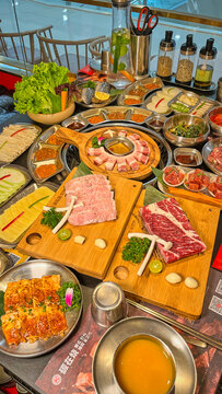 韩式烤肉大餐