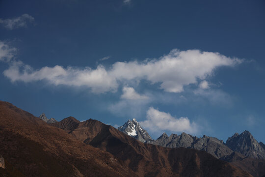 冬日雪山