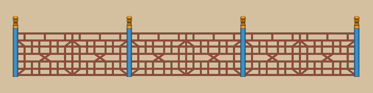 中式古典栏杆