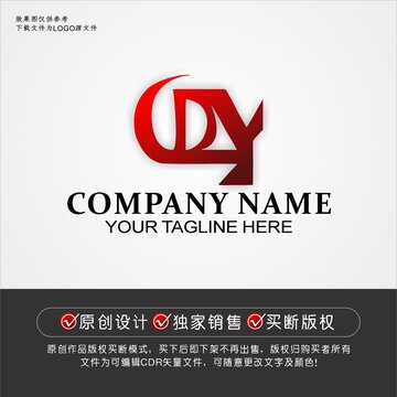 DY标志DY字母logo