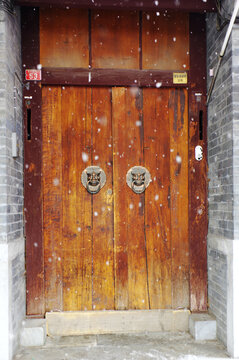 中式复古木门