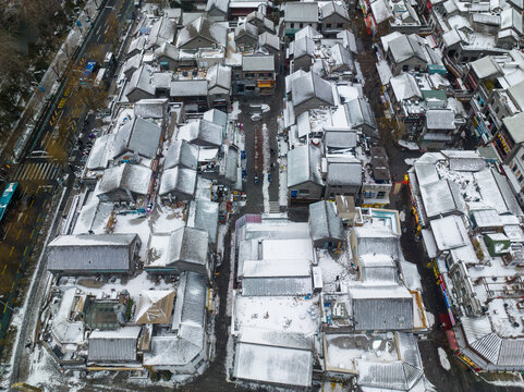 雪后的济南城市风光