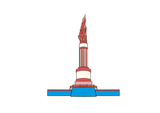 哈尔滨地标建筑防洪纪念塔