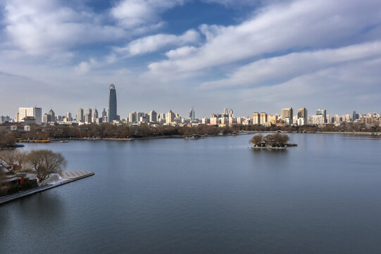 济南大明湖风光