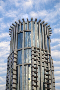圆柱形的现代建筑
