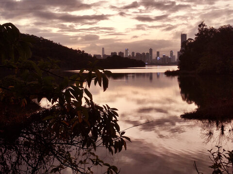 深圳水库黄昏