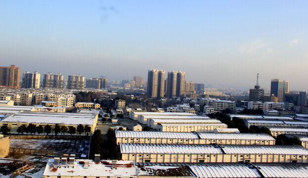 安陆兔年雪景