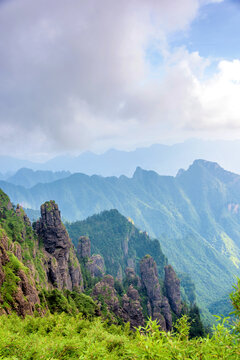 中国湖北神农架神农顶神农谷