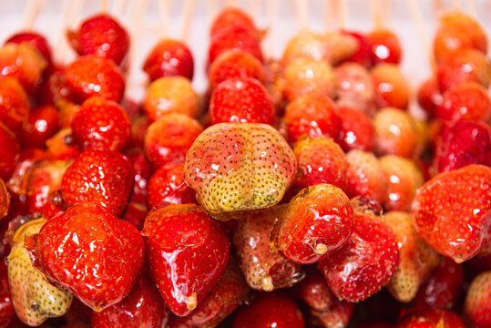 草莓冰糖葫芦