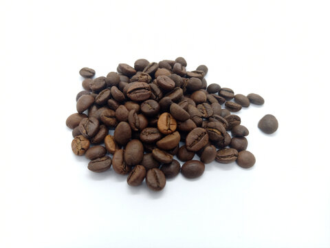 咖啡豆堆