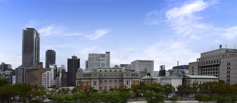 日本大阪城市建筑群