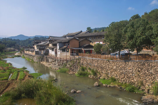 洪坑漳溪土楼乡村景观