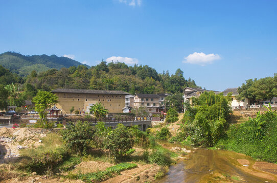 洪坑农村旅游风景