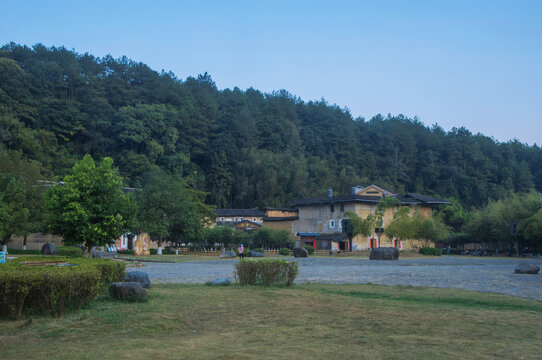 永定洪坑村子风景