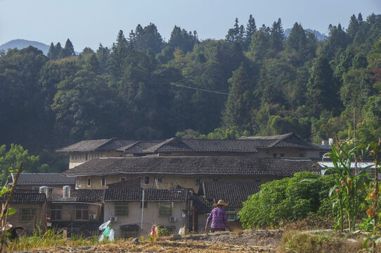 洪坑村子风景