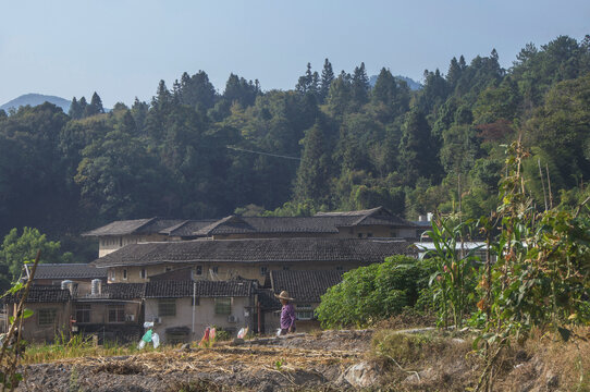 福建山村洪坑风景