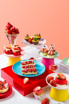 草莓甜品蛋糕1