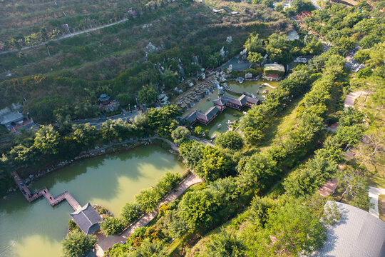 高州岭南凤凰古城高空航拍