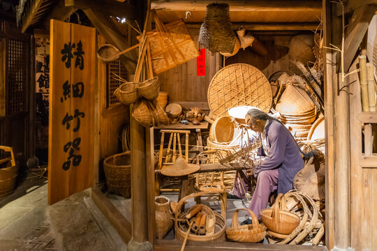 古代竹器店