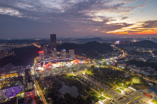 广州增城区夜景