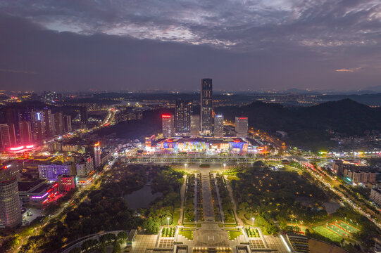 广州增城区夜景