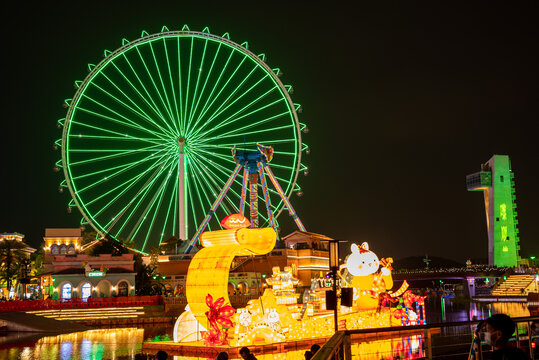 顺德欢乐海岸plus夜景