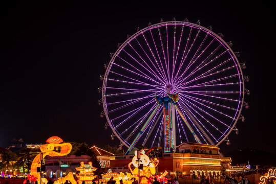 顺德欢乐海岸plus夜景