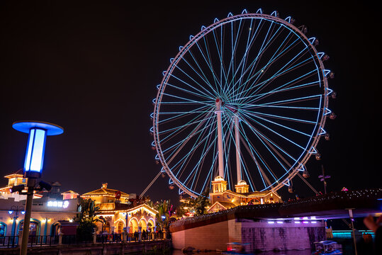 顺德欢乐海岸plus夜景