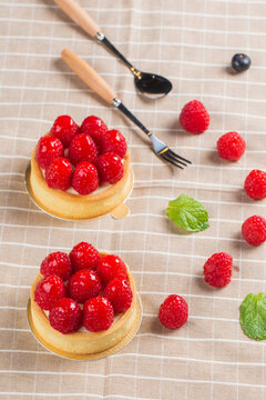 树莓小蛋糕