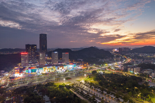 广州增城区夜景