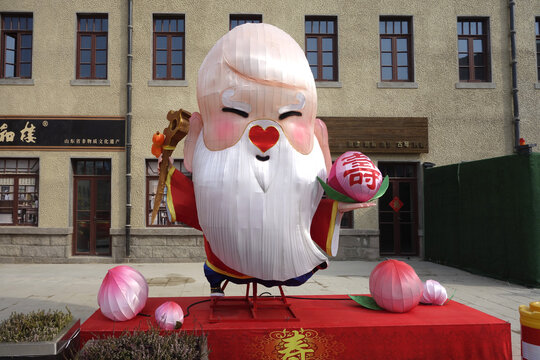 中国春节吉祥物寿星