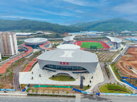 鹿寨县体育公园全貌2