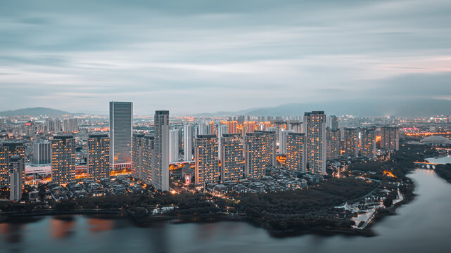 城市风光天际线