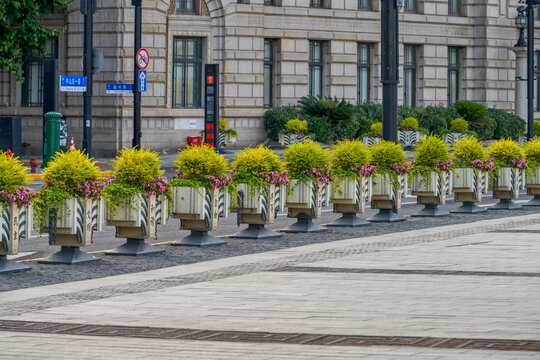 城市公路花箱