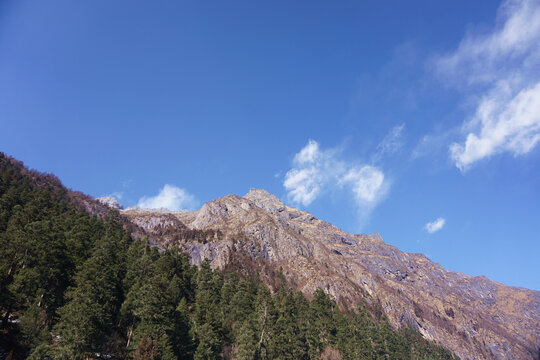 雪山雪景