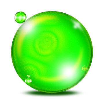 绿色植物分子精华球