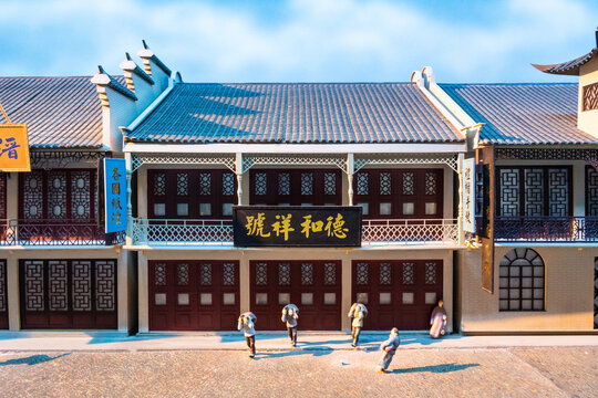 民国老上海布匹店