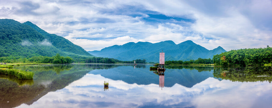 中国湖北神农架大九湖风光