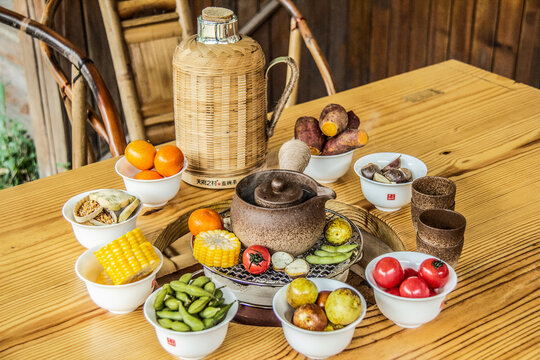 围炉煮茶与美食