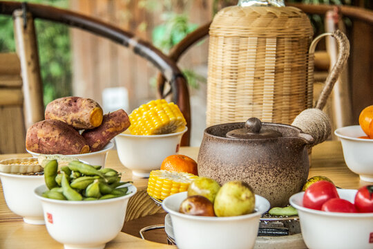 围炉煮茶与美食