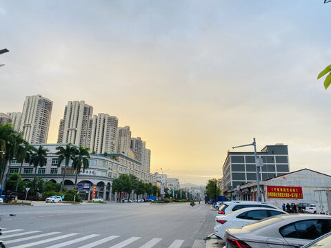 清晨的风景