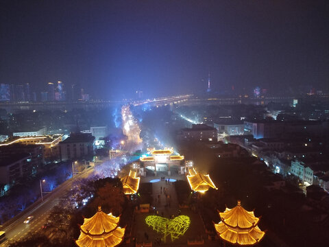 长江桥夜景